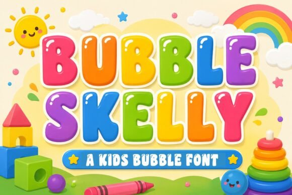 Bubble Skelly: A Playful Font for Creative Projects