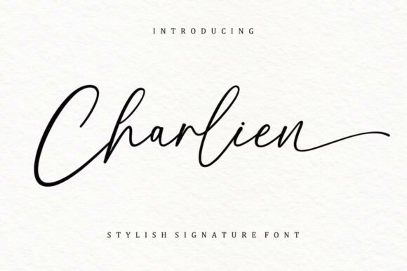 Charlien Signature Script: A Creative Font for Modern Branding