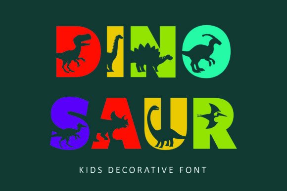 Dinosaur: A Playful Typeface Revolutionizing Children's Design and Branding