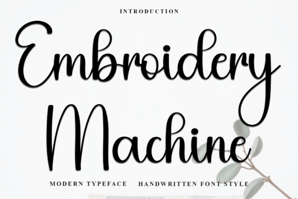 Embroidery Machine Font: Integrating a Unique Typeface into Your Creative Process