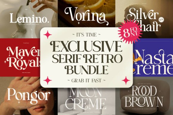 Exclusive Serif Retro Bundle: Your Toolkit for Timeless Typography
