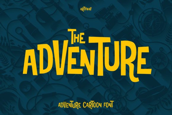 Infuse Your Designs with Energy: A Deep Dive into the Adventure Cartoon Typeface