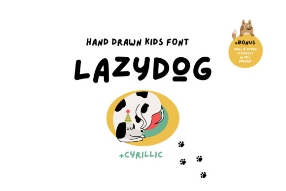 Lazydog: A Sweet Handwritten Font for Every Creator