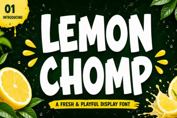 Lemon Chomp: A Font That Brings Playful Energy