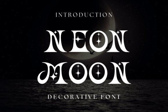 Neon Moon: A Guide to Its Decorative Font Charm