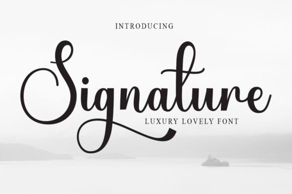 Signature: The Artisanal Font That Feels Like a Handwritten Note