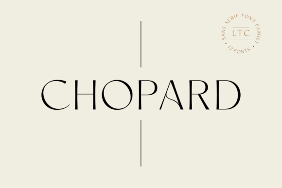 The Chopard Typeface: Elevating Modern Design