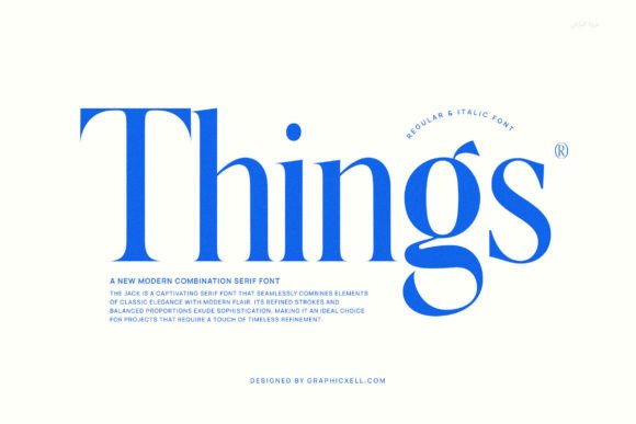 Things Serif Font: Blending Classic Elegance with Modern Design