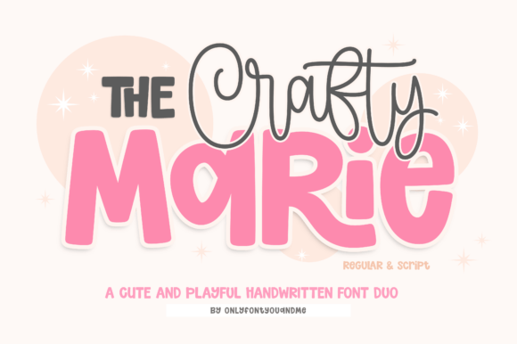 Unlocking Creative Harmony with The Crafty Marie Font Duo